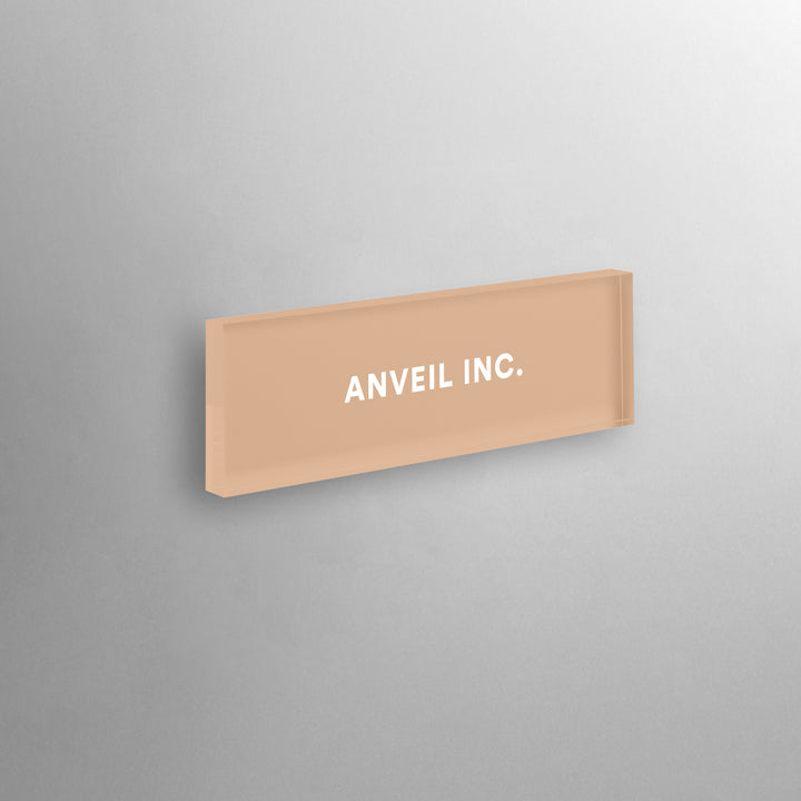 THE DOOR PLATE - COLOR - PIECE OF SIGN