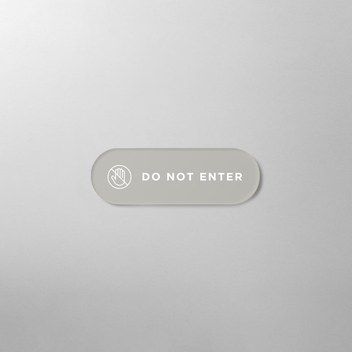 ACRYLIC INFO SIGN - PIECE OF SIGN