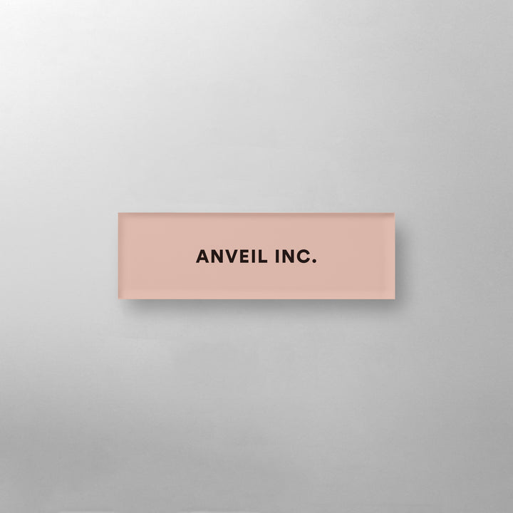 THE DOOR PLATE - COLOR - PIECE OF SIGN