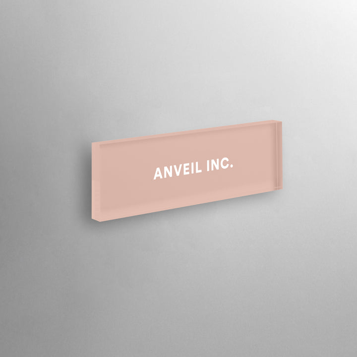 THE DOOR PLATE - COLOR - PIECE OF SIGN