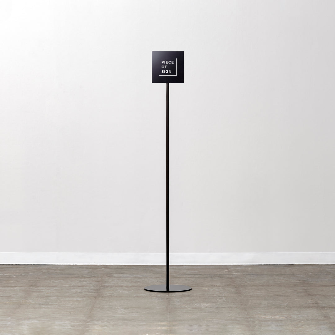 PIECE OF SIGN ピースオブサイン POLE スタンドサイン ブラック POLE スタンドサイン - モノトーン