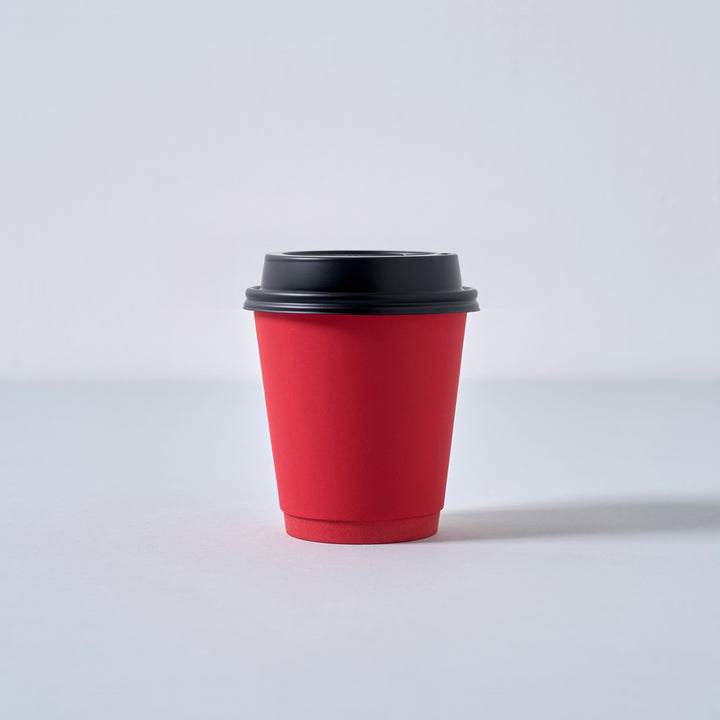 PAPER SUEDE CUP + LID Set - 1,000 pcs
