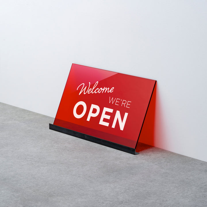 OPEN & CLOSED 床置きサイン - PIECE OF SIGN
