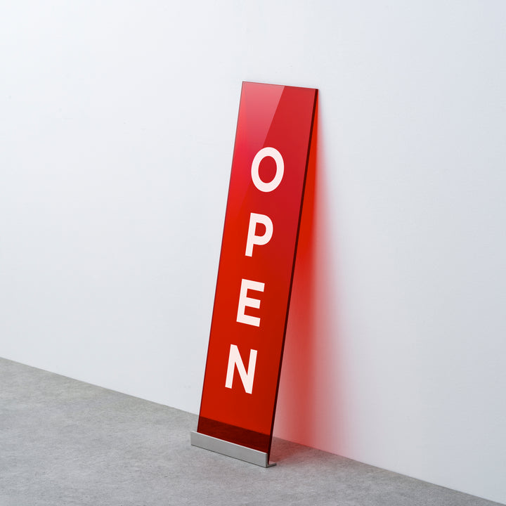 OPEN & CLOSED 床置きサイン - PIECE OF SIGN