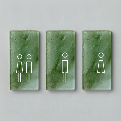 GLASS INFO SIGN - 彫刻仕上げ