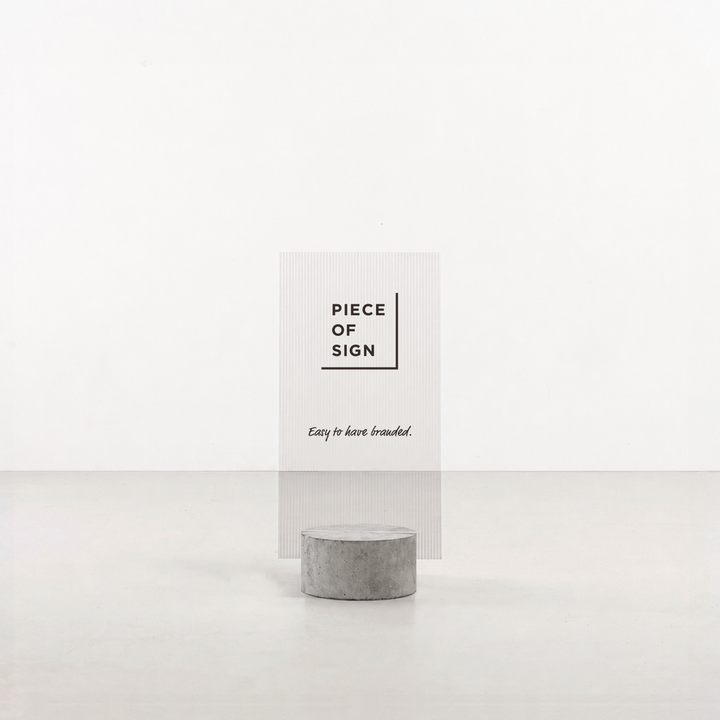 BLOCK & BOARD スタンドサイン - PIECE OF SIGN