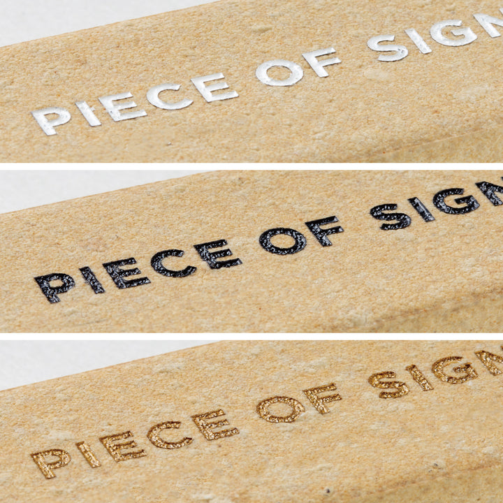THE DOOR PLATE - Tessera - 彫刻カラー仕上げ - PIECE OF SIGN