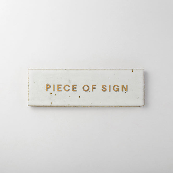 THE DOOR PLATE + 切文字サイン - clé new california - PIECE OF SIGN