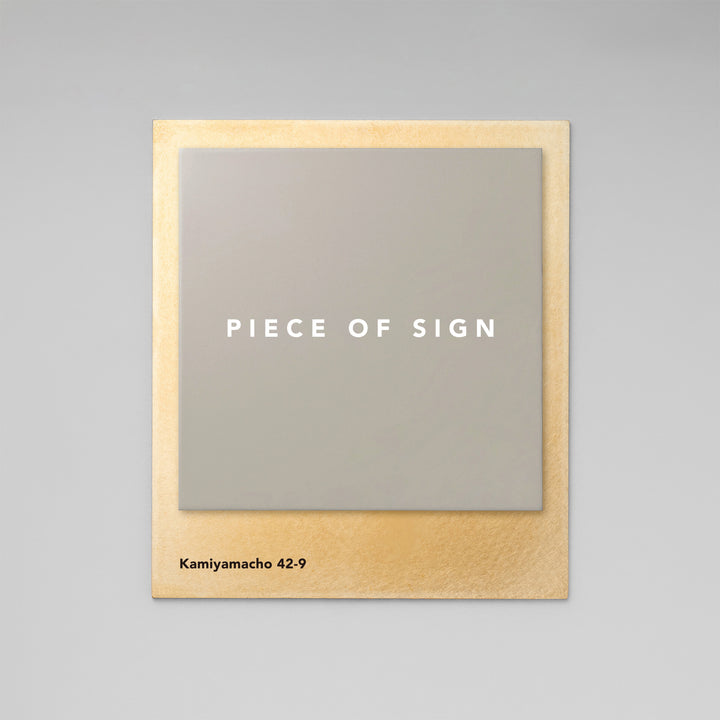 THE DOOR PLATE - BASE MIX - PIECE OF SIGN