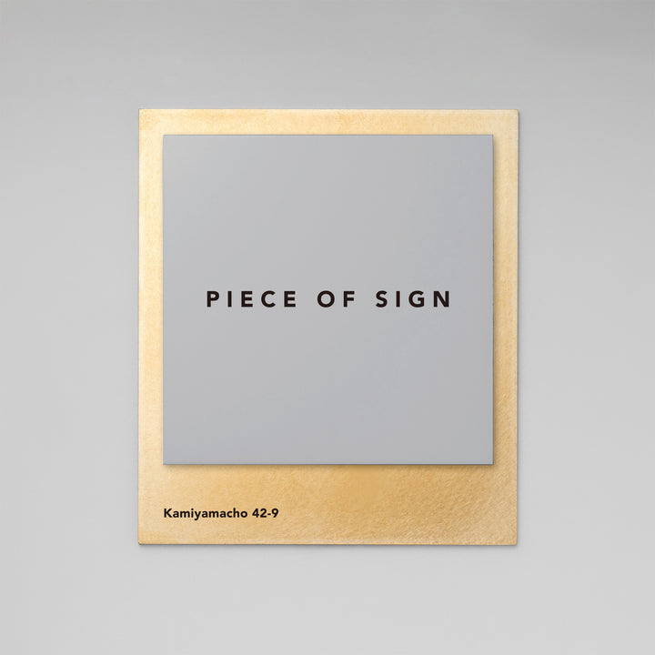THE DOOR PLATE - BASE MIX - PIECE OF SIGN