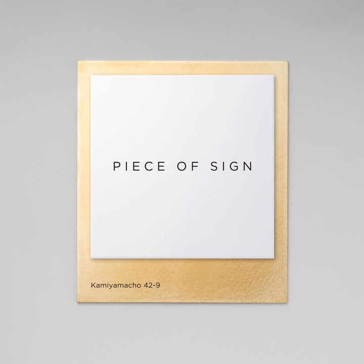 THE DOOR PLATE - BASE MIX - PIECE OF SIGN