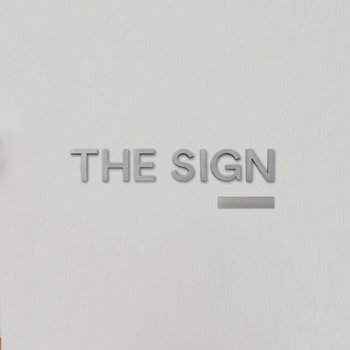 LETTER SIGN 切文字表札セット - PIECE OF SIGN