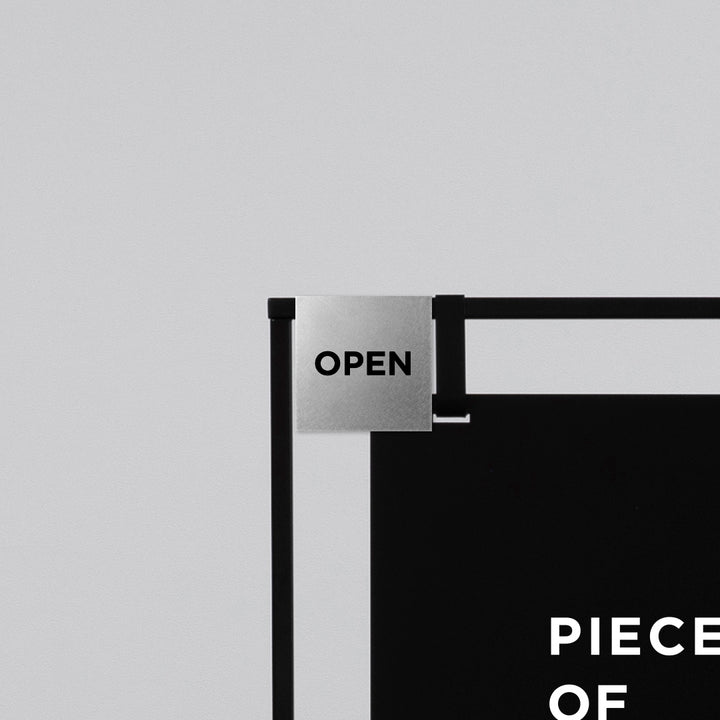 MINI OPEN & CLOSED プレートサイン - PIECE OF SIGN