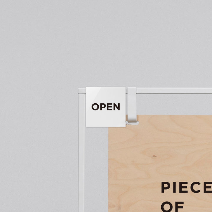 MINI OPEN & CLOSED プレートサイン - PIECE OF SIGN