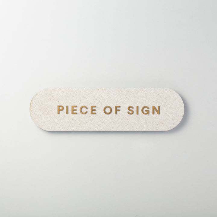 THE DOOR PLATE + 切文字サイン - clé lapidary - PIECE OF SIGN