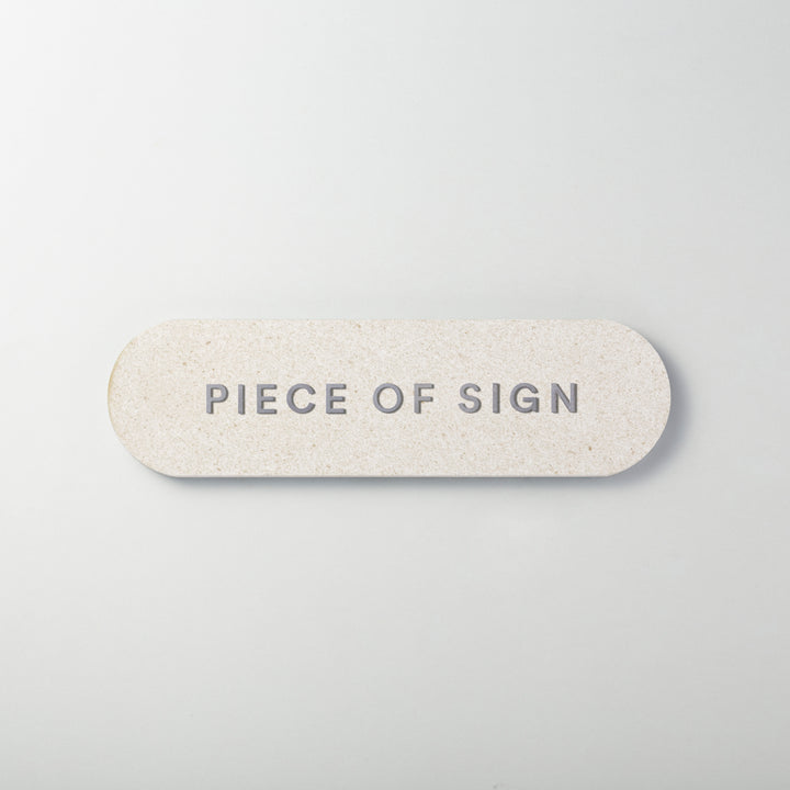 THE DOOR PLATE + 切文字サイン - clé lapidary - PIECE OF SIGN