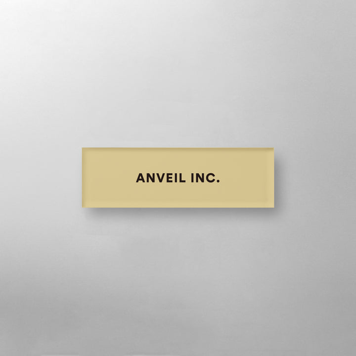 THE DOOR PLATE - COLOR - PIECE OF SIGN
