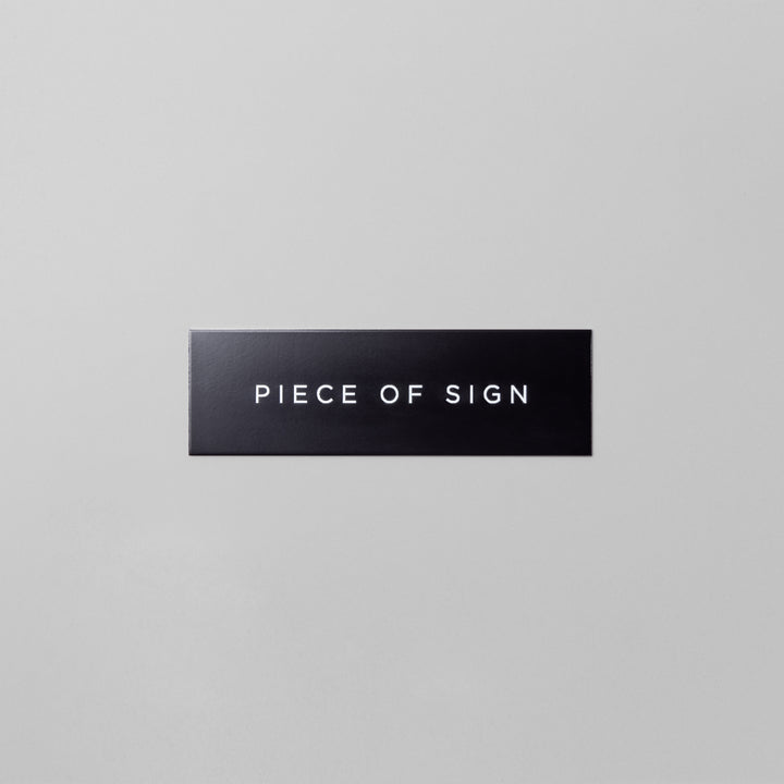 おしゃれな金属表札 - PIECE OF SIGN 