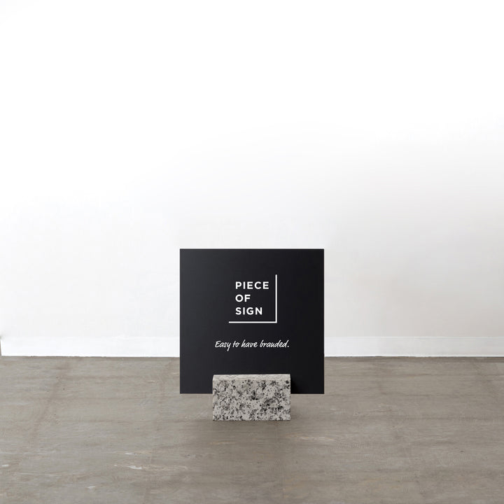 BLOCK & BOARD スクエア スタンドサイン - PIECE OF SIGN