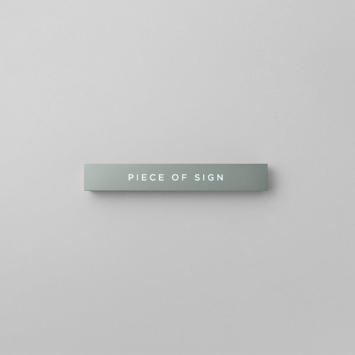 おしゃれな金属表札 - PIECE OF SIGN 