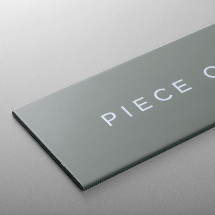 おしゃれな金属表札 - PIECE OF SIGN 
