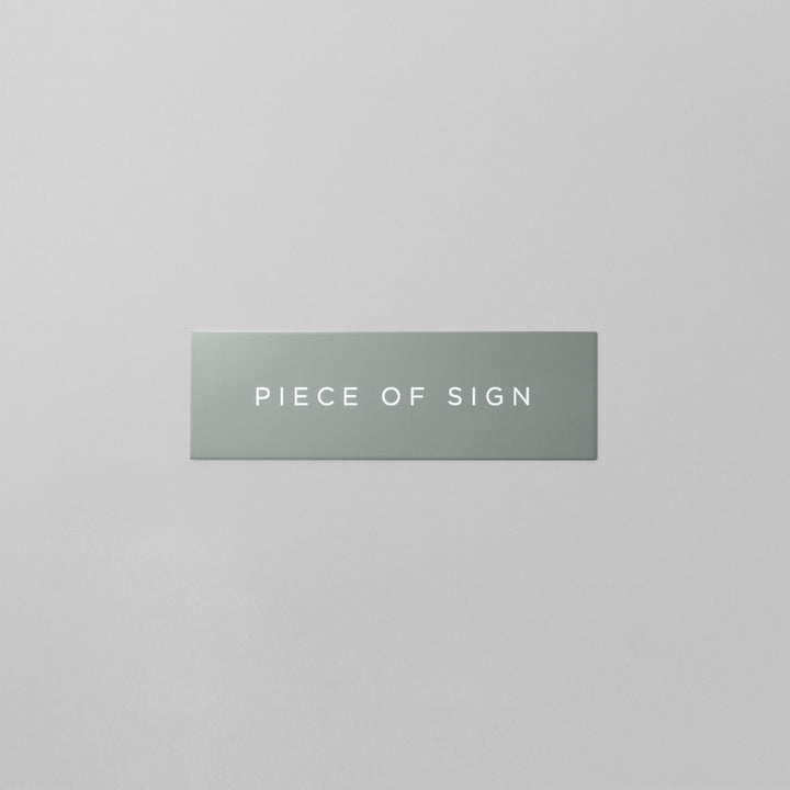 おしゃれな金属表札 - PIECE OF SIGN 