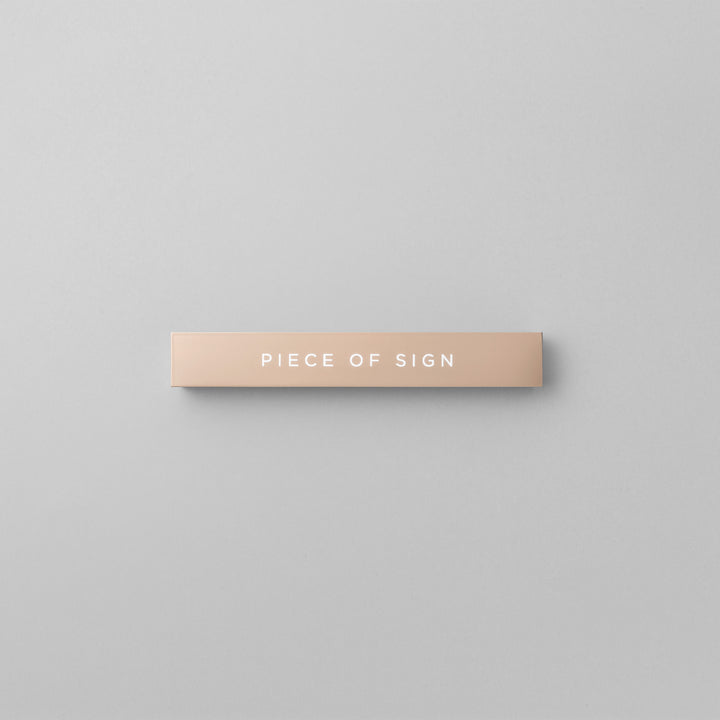 おしゃれな金属表札 - PIECE OF SIGN 