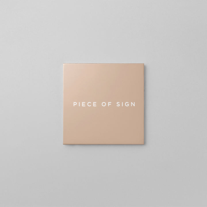 おしゃれな金属表札 - PIECE OF SIGN 