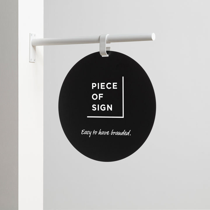HANGING ウォールサイン 突き出し - ROUND - PIECE OF SIGN