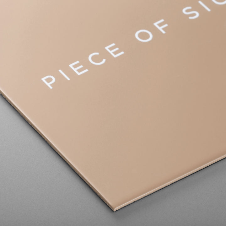 おしゃれな金属表札 - PIECE OF SIGN 