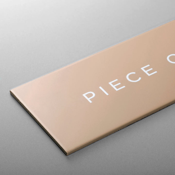 おしゃれな金属表札 - PIECE OF SIGN 