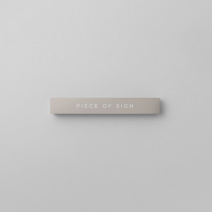 おしゃれな金属表札 - PIECE OF SIGN 