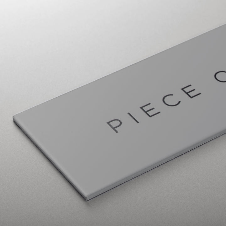 おしゃれな金属表札 - PIECE OF SIGN 
