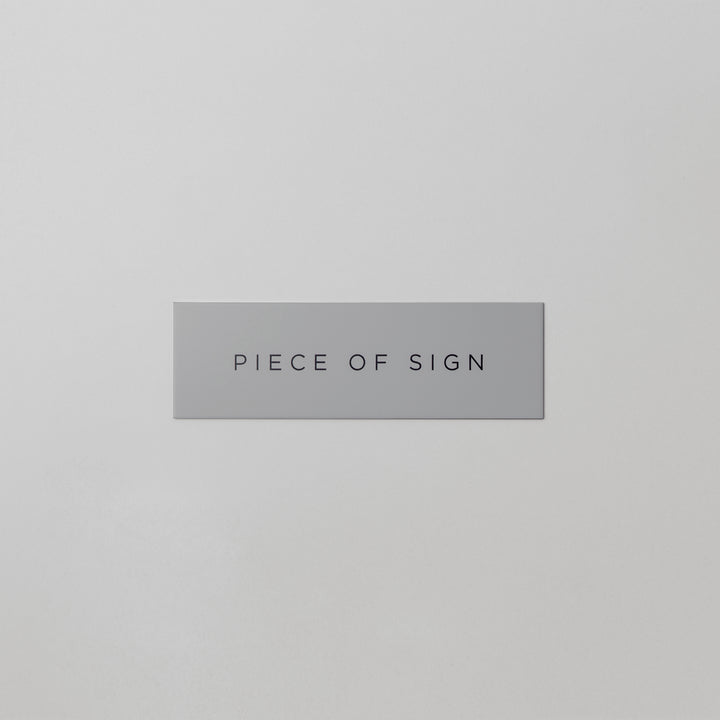 おしゃれな金属表札 - PIECE OF SIGN 