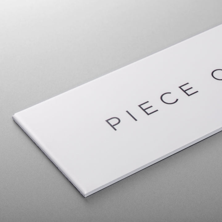 おしゃれな金属表札 - PIECE OF SIGN 