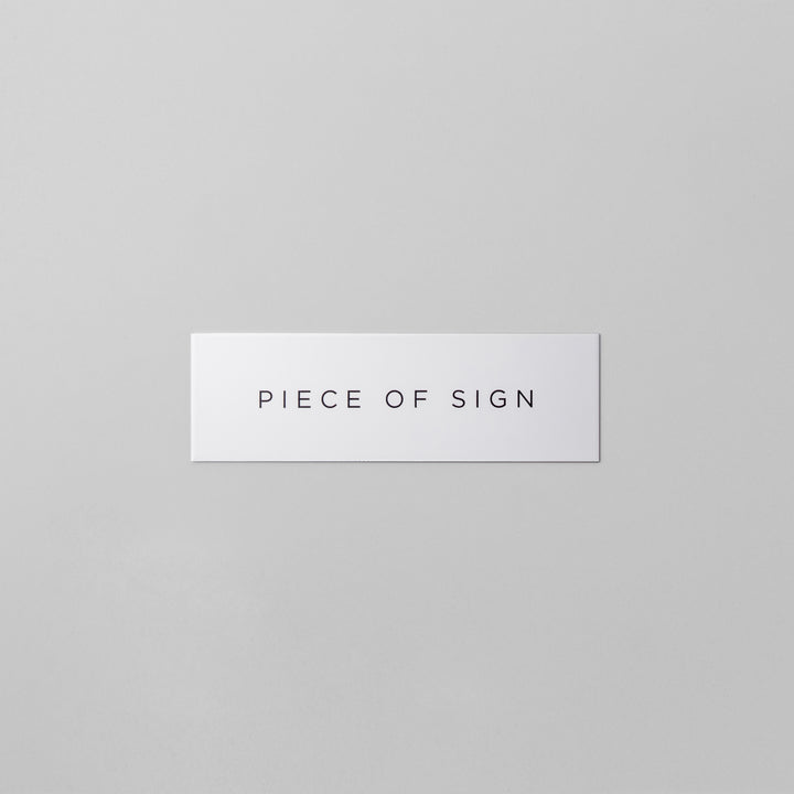 おしゃれな金属表札 - PIECE OF SIGN 