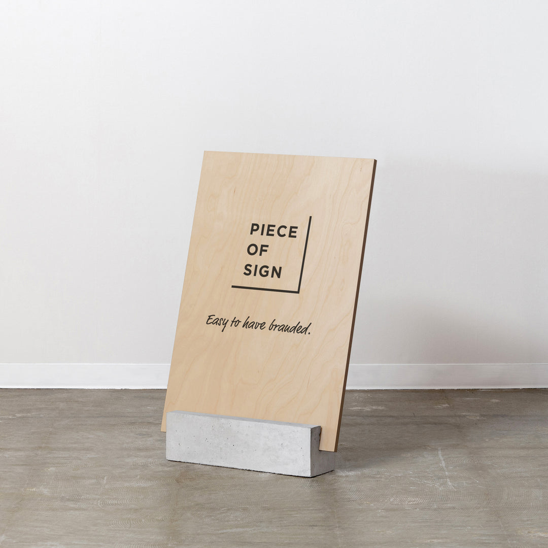 PIECE OF SIGNスタンドサインL-size ベージュフレーム BLOCK & BOARD L-SIZE スタンドサイン