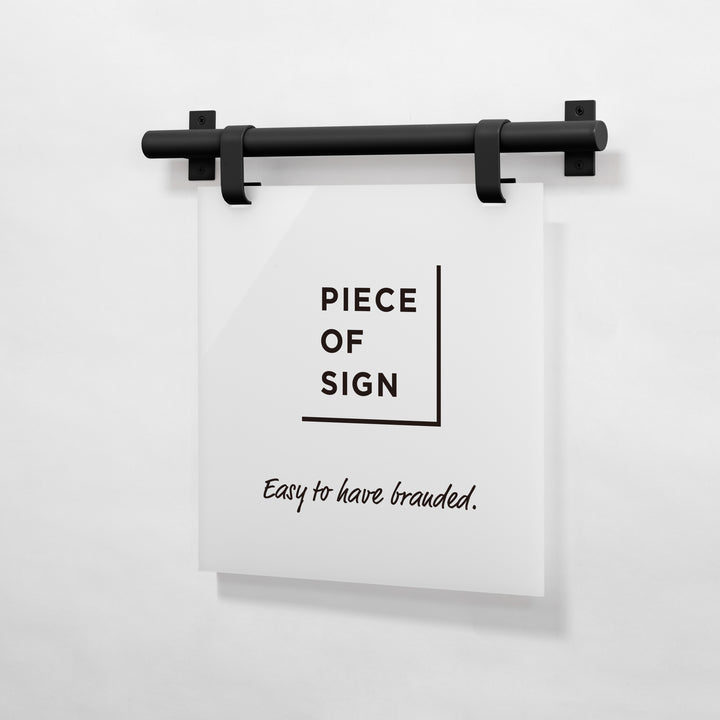 HANGING ウォールサイン 壁掛け - SQUARE - PIECE OF SIGN
