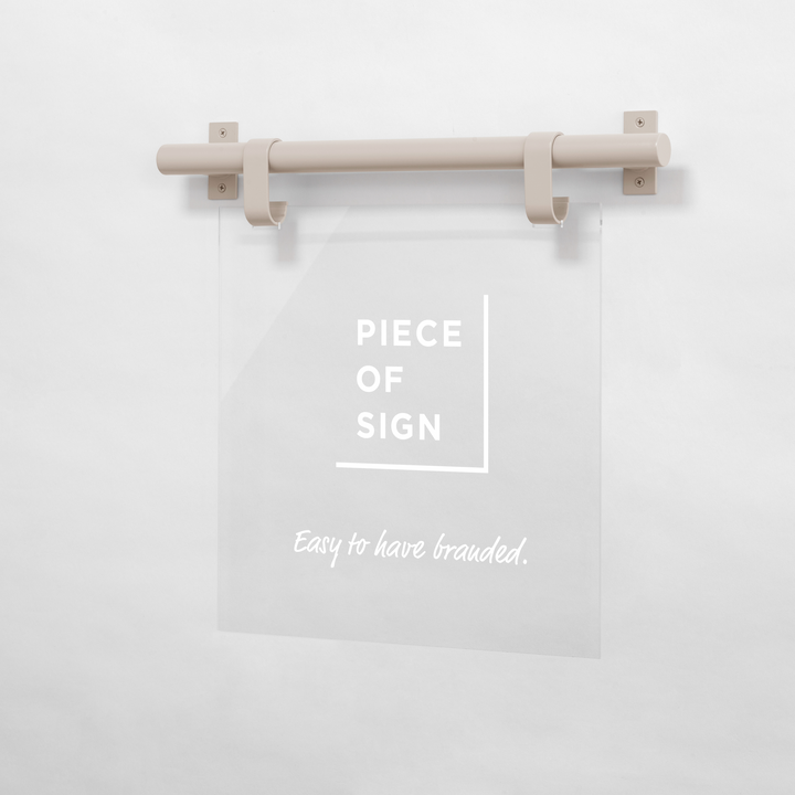 HANGING ウォールサイン 壁掛け - SQUARE - PIECE OF SIGN