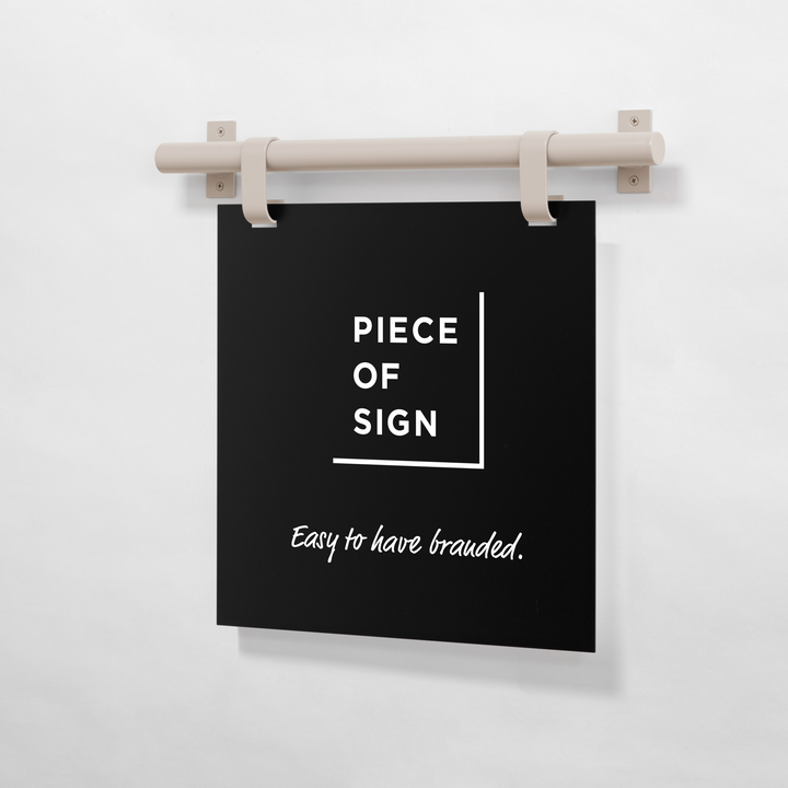HANGING ウォールサイン 壁掛け - SQUARE - PIECE OF SIGN