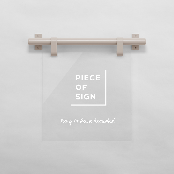HANGING ウォールサイン 壁掛け - SQUARE - PIECE OF SIGN