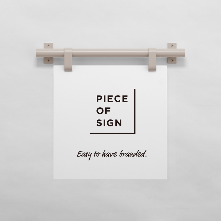 HANGING ウォールサイン 壁掛け - SQUARE - PIECE OF SIGN