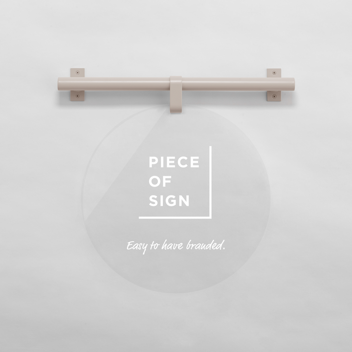 HANGING ウォールサイン 壁掛け - ROUND - PIECE OF SIGN