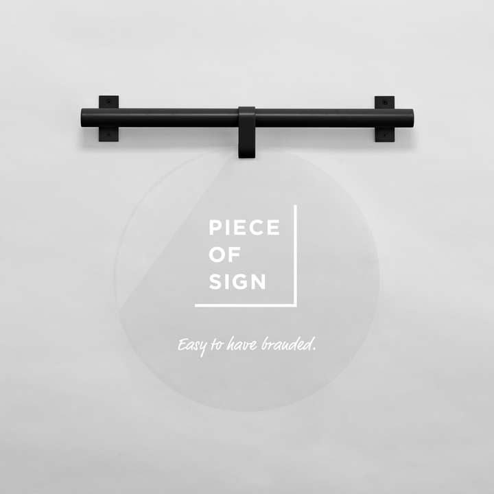HANGING ウォールサイン 壁掛け - ROUND - PIECE OF SIGN