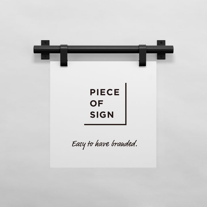 HANGING ウォールサイン 壁掛け - SQUARE - PIECE OF SIGN