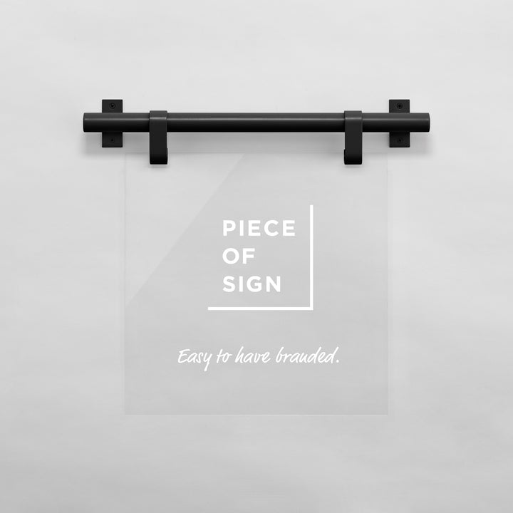 HANGING ウォールサイン 壁掛け - SQUARE - PIECE OF SIGN
