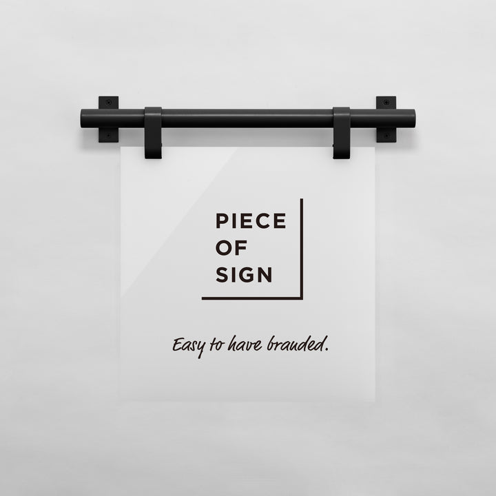 HANGING ウォールサイン 壁掛け - SQUARE - PIECE OF SIGN