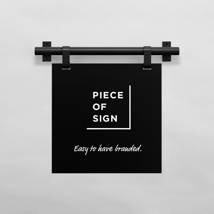 HANGING ウォールサイン 壁掛け - SQUARE - PIECE OF SIGN