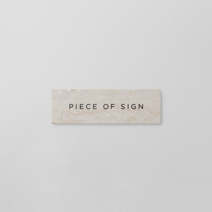 おしゃれな天然石表札 - PIECE OF SIGN 