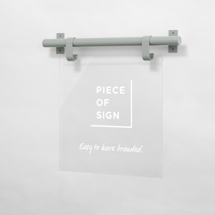 HANGING ウォールサイン 壁掛け - SQUARE - PIECE OF SIGN